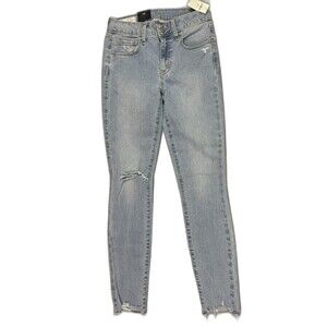 Gap Size 26 2 Short Womens Jeans Universal Jegging High Rise Stretch Light Wash